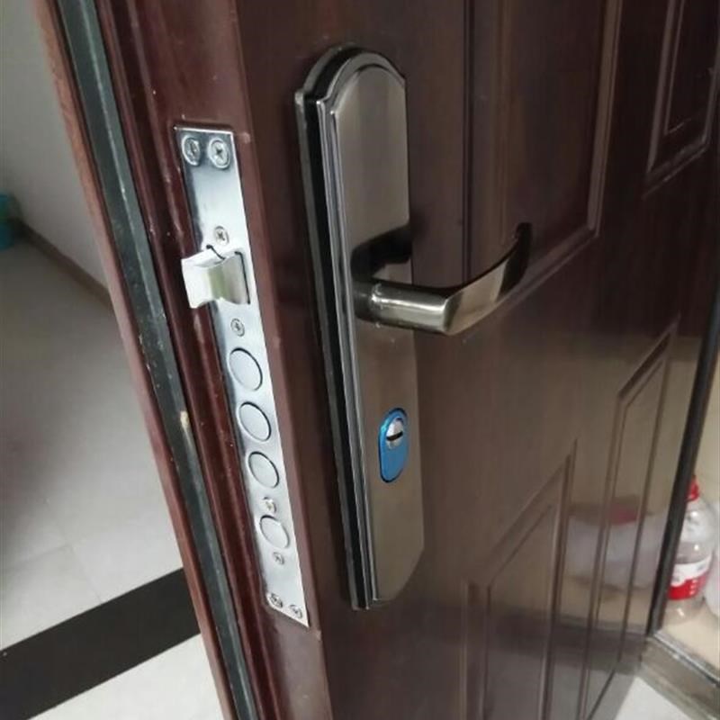 防盗门锁套装锁具家用把手通用型铁门天地锁大门锁木门锁室内门.