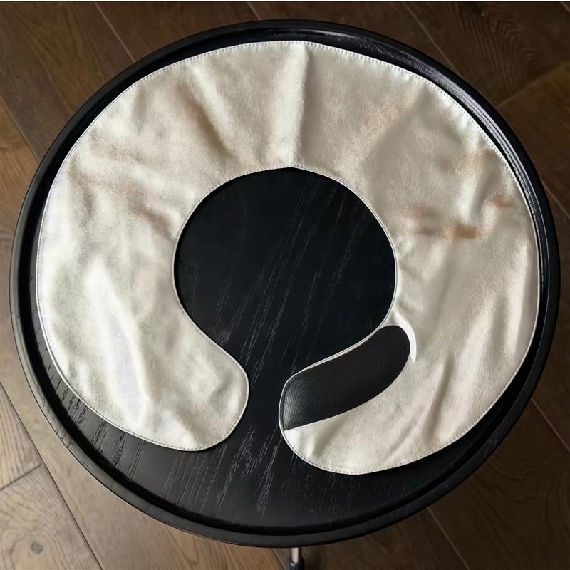 2026新款窄版披肩理髲不沾发剪发发廊美发店围布专用高档银色披肩