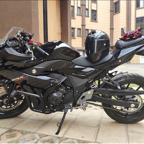 适用于铃木GSX250R保险杠/GSX250改装特技杠防摔杠防护杠后尾货架