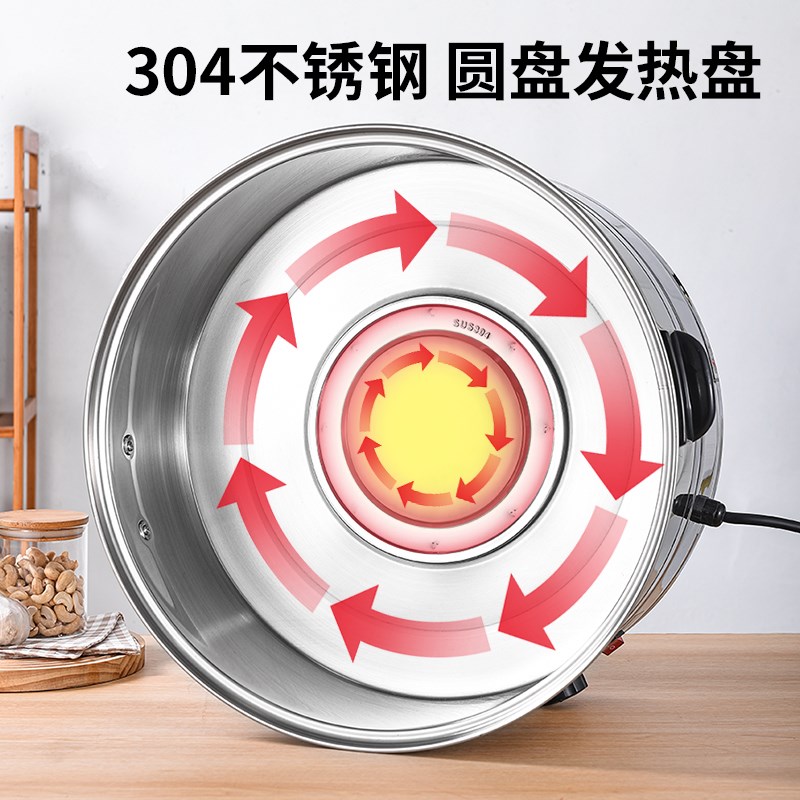 商用蒸包炉插电早餐店多功能饺子小笼包台式电蒸炉点心三孔蒸包机
