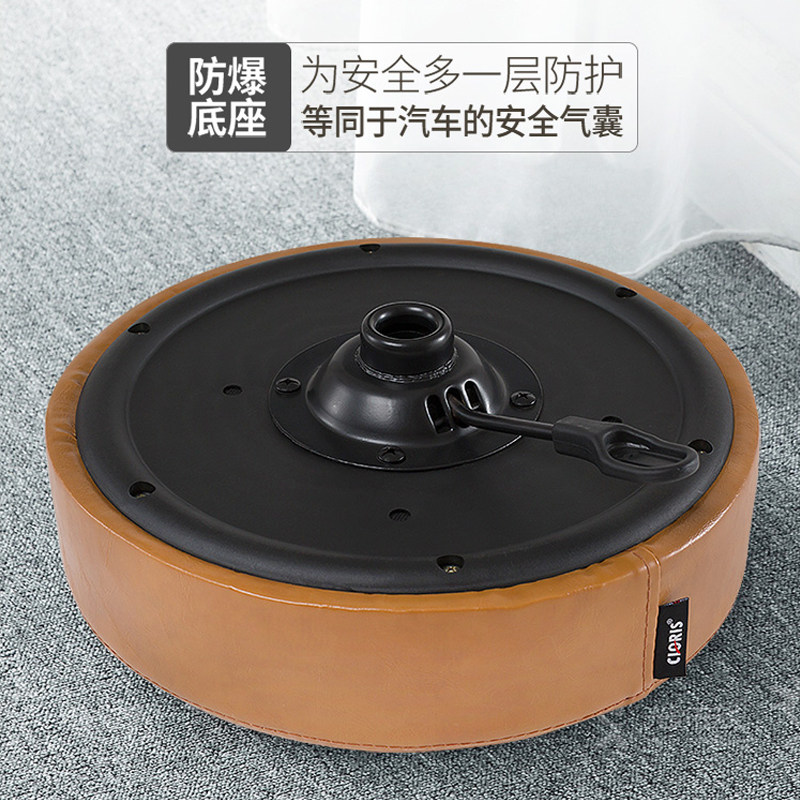凯伦诗美容凳子 旋转升降凳 办公圆凳居家滑轮凳理发大工椅美甲凳