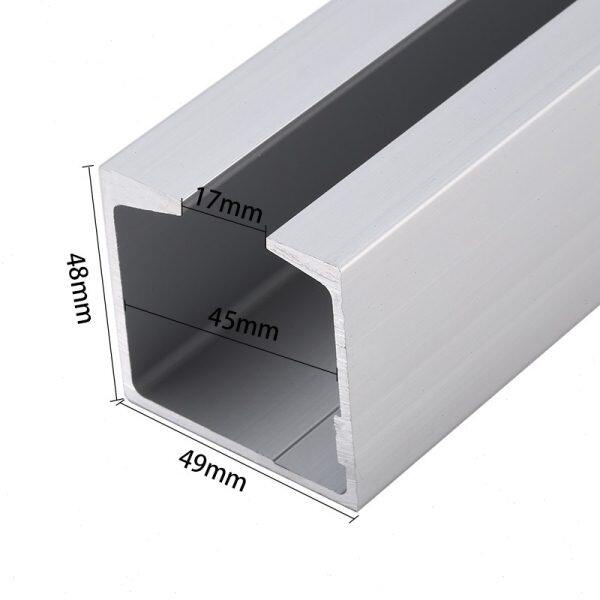 折叠推拉门吊轮吊轨万向旋转吊滑轮轨道实木移门配件导轨滑轮轨道