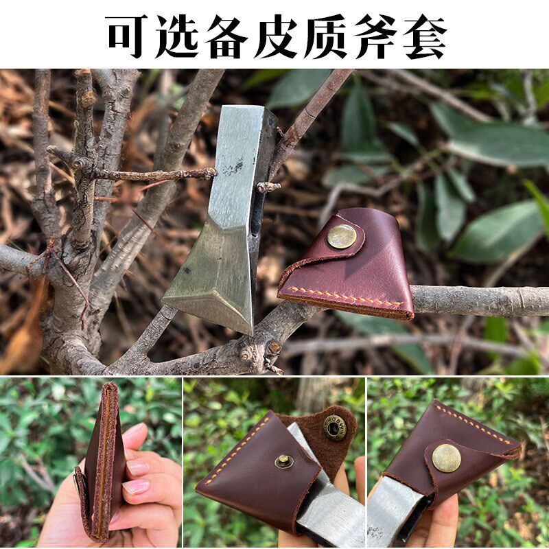 传统手工锻打淬火迷你单刃斧小号木工斧木匠雕刻斧头斧子