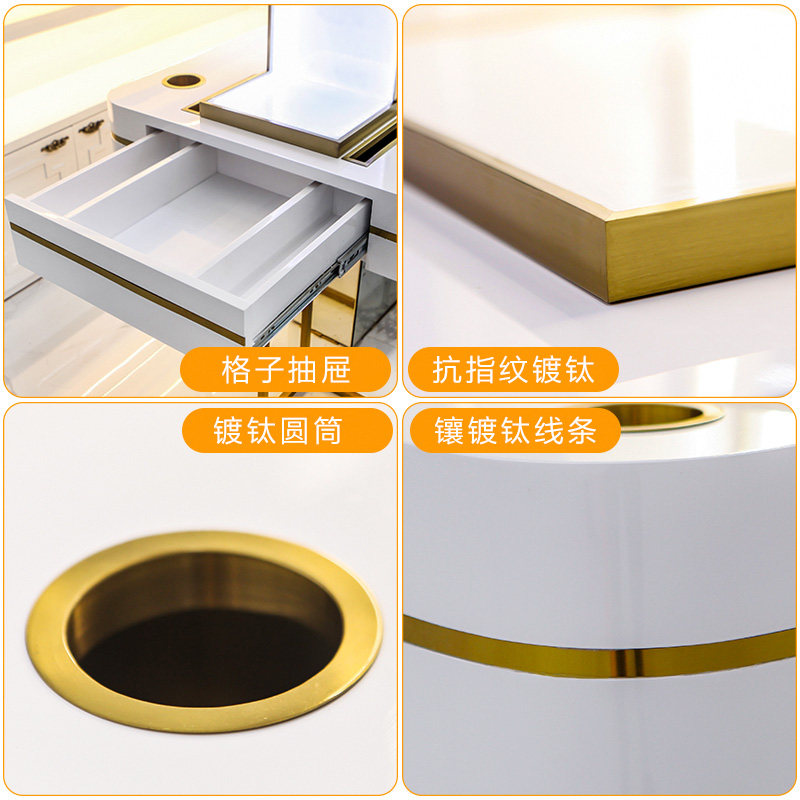 化妆品展示柜美容院香水饰品中岛柜面膜产品展示台展柜护肤品货架
