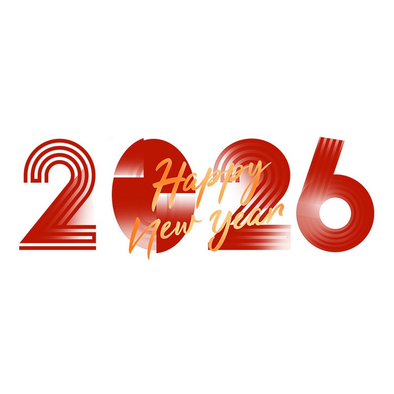 新年装饰窗花马年春节2026立体数字氛围布置窗贴过年静电玻璃贴纸
