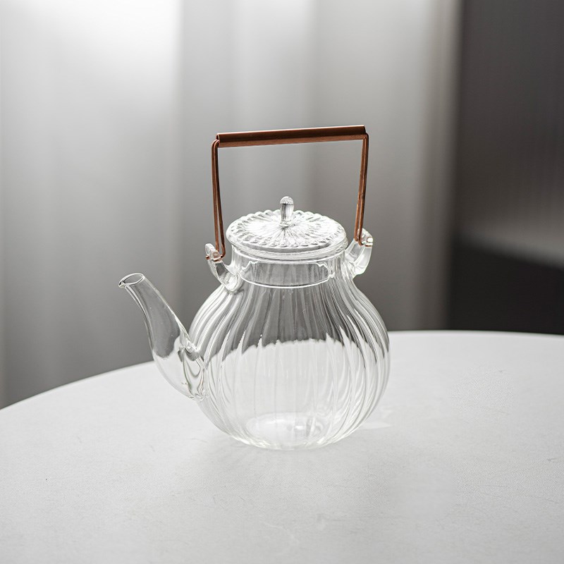 茶艺玻璃煮茶壶耐高温烧水壶茶具泡茶烧水壶可明火电陶炉茶器单壶