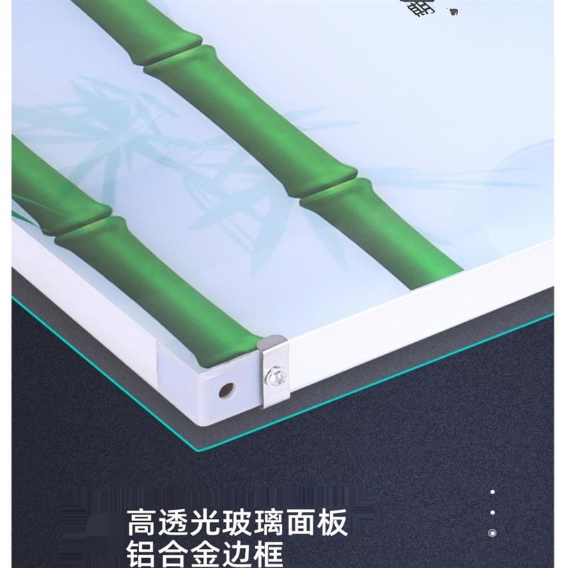 2024新款万年历电子钟装饰挂钟表画日历电子表客厅卧室无框静音