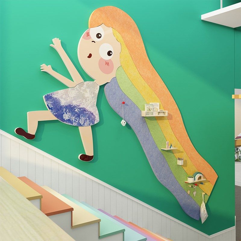 毛毡墙贴幼儿园环创主题成品相机胶卷文化装饰板托管班建构区形象