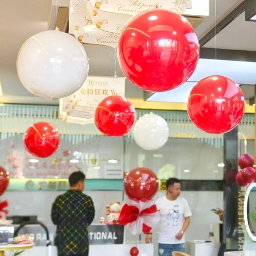 吊顶气球波波球开业气氛布置装饰空中吊饰幼儿园珠宝店铺店庆活动