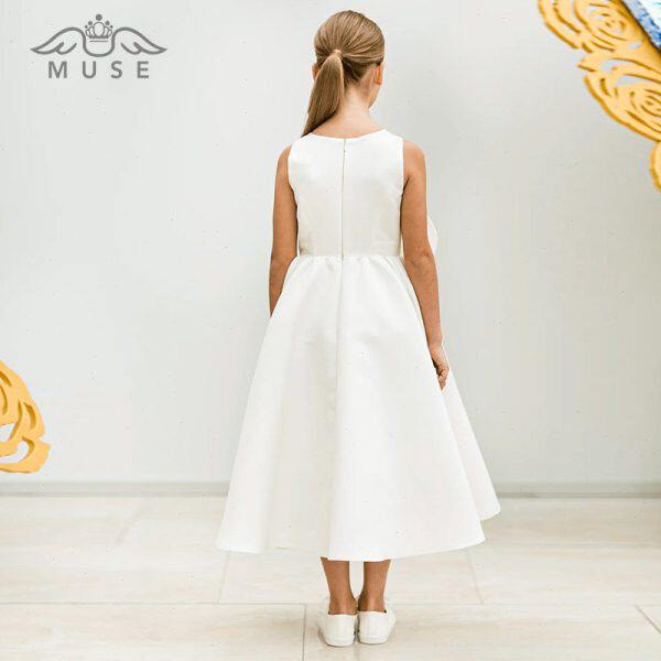 花童婚礼小女孩礼服生日公主裙女童钢琴演奏礼服高端儿童演出礼服