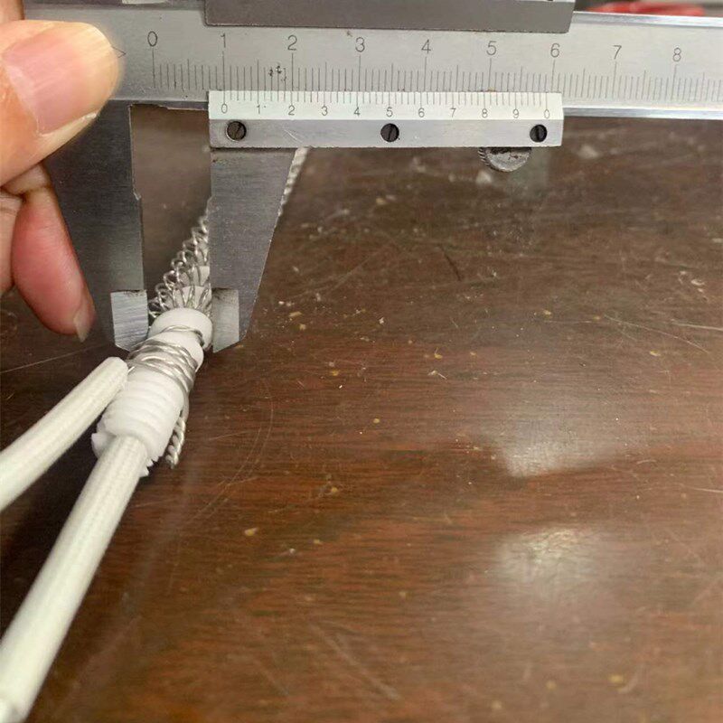 三角丝玻璃陶瓷电热丝棒干烧加热风陶瓷管吹塑压模机绕丝棒10*280