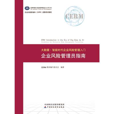 正版新书 大数据·智能时代企业风险管理入门 CERM教材 中国财政经济出版社
