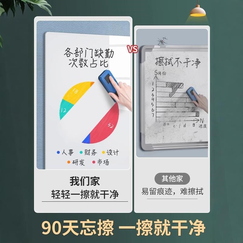 白板墙贴可移除磁性办公室写字板家用教学儿童画板不伤墙玻璃磁吸