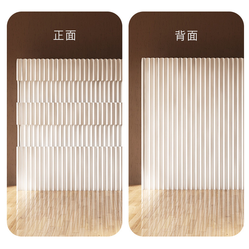 发光屏风隔断折屏落地简约酒店办公室商场展厅高隔断墙直播背景墙