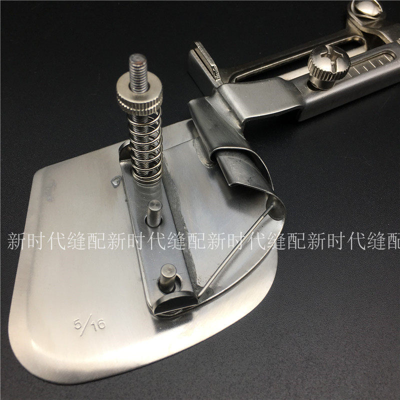 工业缝纫机包边器平车包松紧带橡筋卷边拉筒卷边器袖口下摆松紧带