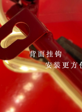 定制新中式铁艺立体发光壁挂五角星办公厅墙面装饰文化墙工艺品