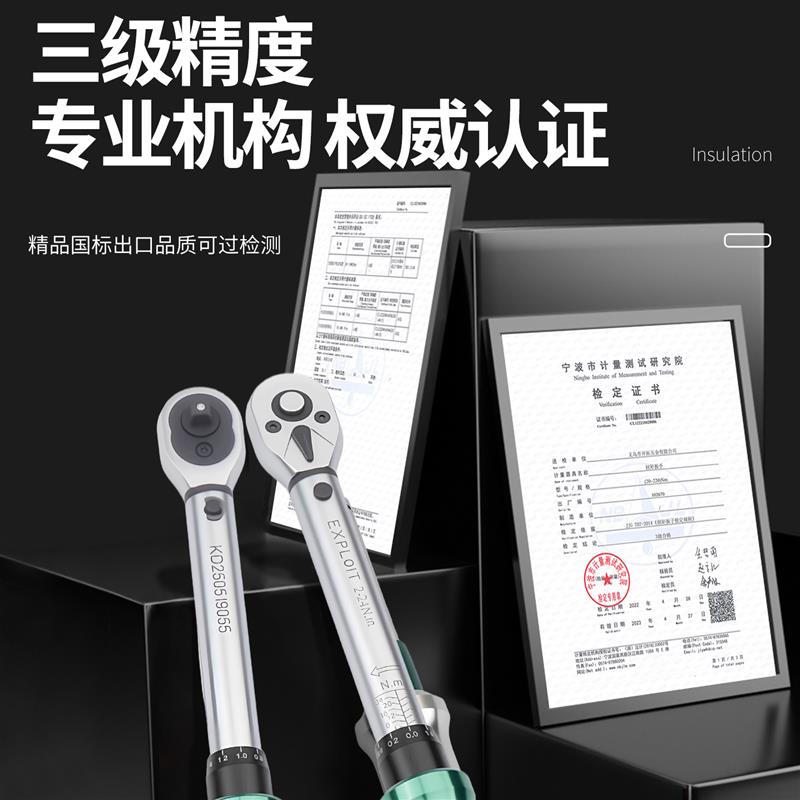 扭力扳手高精度扭矩力矩公斤小扭力起子自行车预置式定扭板手套装