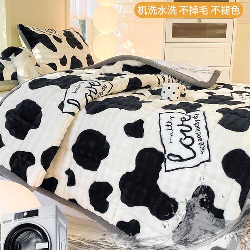 兔毛绒牛奶绒床垫软垫家用床褥垫铺床加厚绒毯垫褥子宿舍学生单人