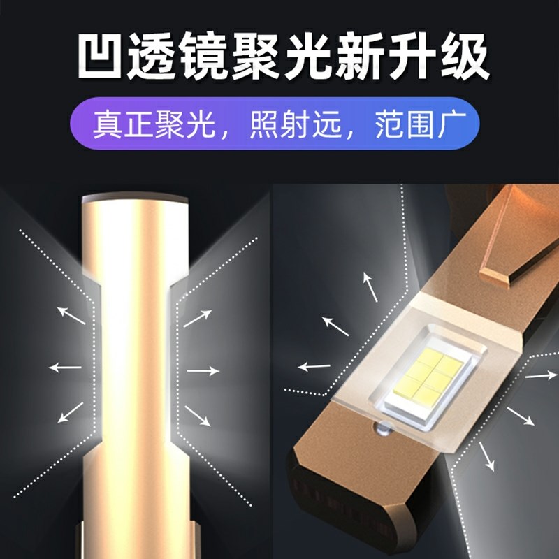 三阳巡弋300踏板摩托车LED大灯改装配件透镜远近光车灯泡超亮强光