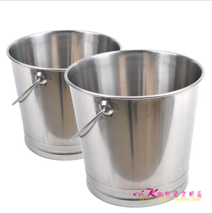 不锈钢手提水桶幼儿园带盖手提式水桶厨房食堂酒店餐厅大容量提桶