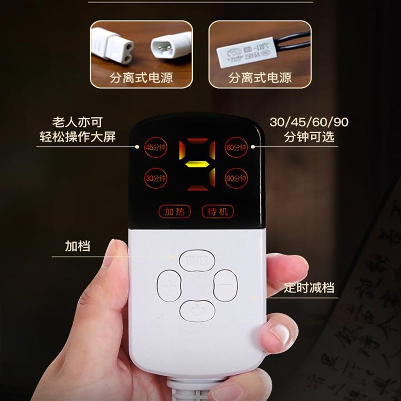 无水泡脚桶高深桶过膝加热家用可折叠恒温艾绒去湿排毒热敷足疗靴