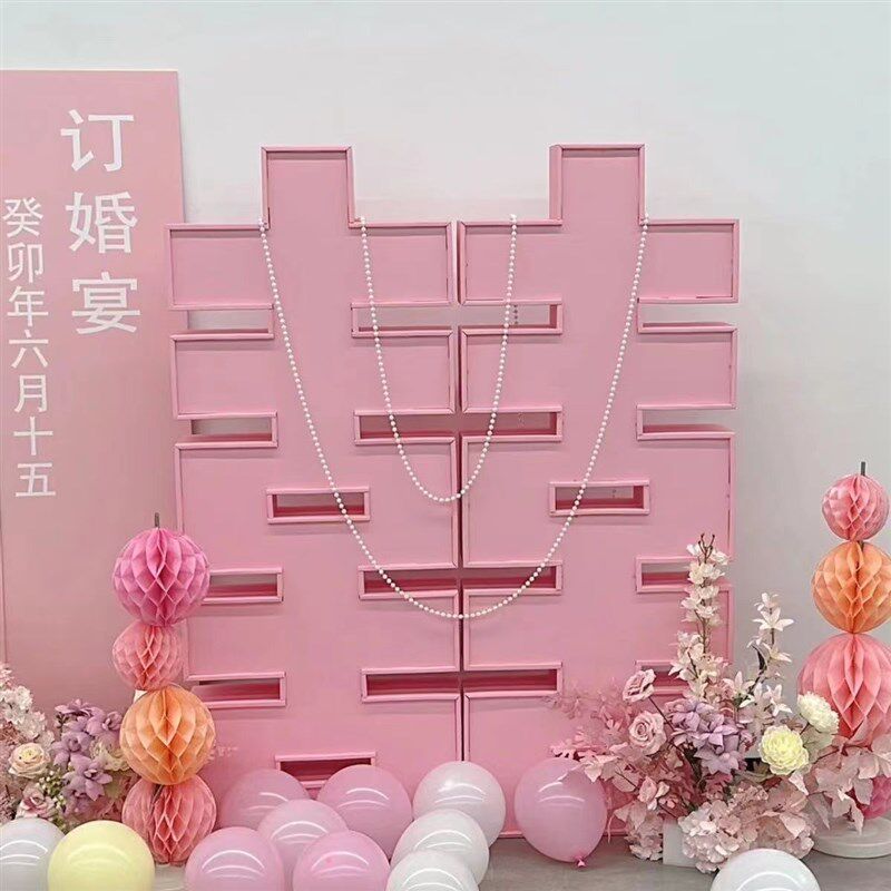 结婚立体喜字摆件婚房布置套装双囍女方新房卧室客厅装饰婚礼用品