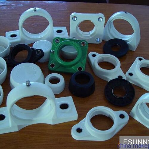 黑白绿色塑料轴承座T207 PA207 FB207 TB207 内径35mm塑料轴承