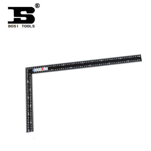 波斯工具 不锈钢发黑钢拐尺角尺40X60cm双面公英制BS-A313包邮