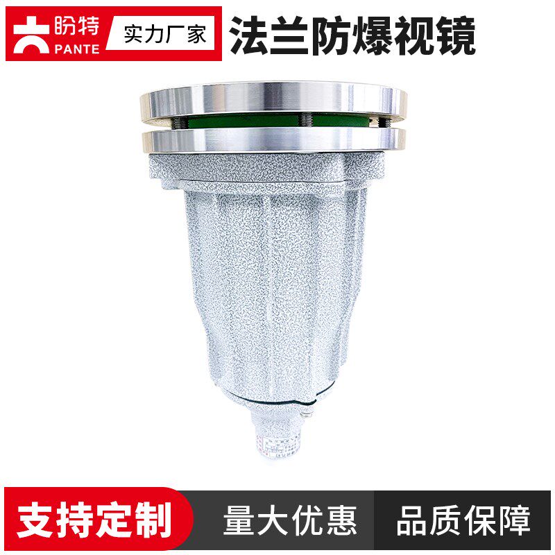 盼特不锈钢BSD带防爆灯法兰视镜耐高温灌顶视盅玻璃观察视筒DN100