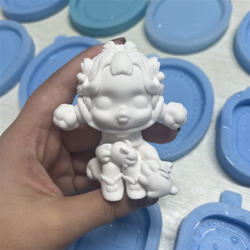 璇儿手作香薰石膏硅胶模具石膏娃娃模具