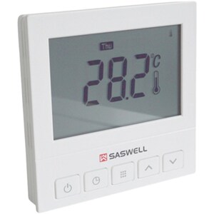 森威尔地暖温控器SAS920正品水暖电暖控制器saswel周编程液晶大屏