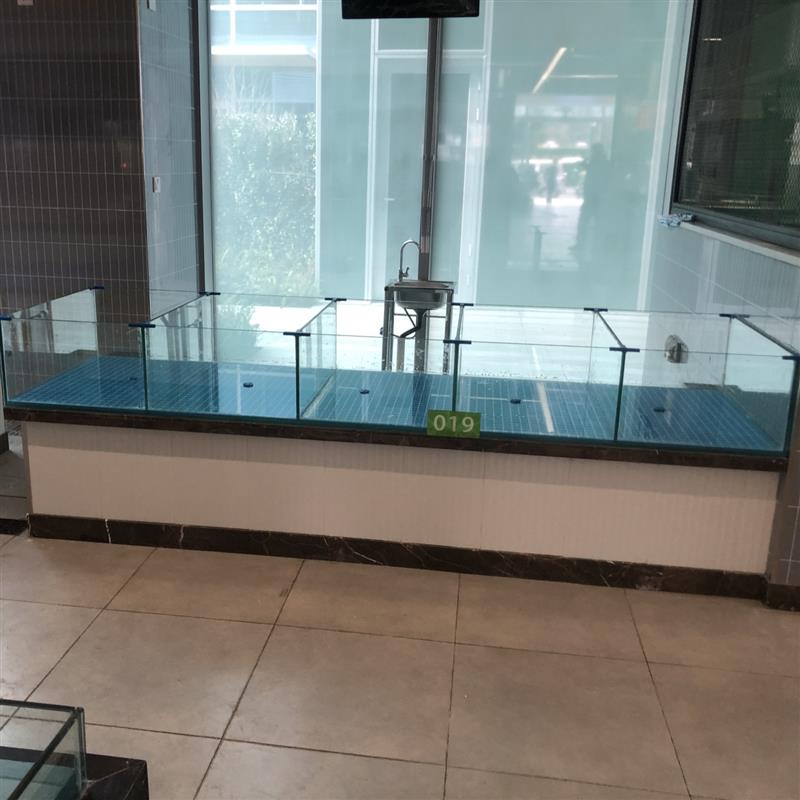 菜场海鲜池商用一体式鱼缸餐厅淡水缸淡水鱼缸海鲜缸龙虾缸贝类池
