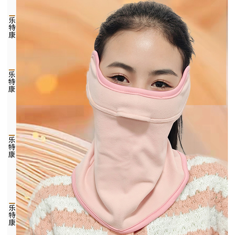 秋冬新款防寒加绒保暖面罩户外骑行防哈气护耳护颈防晒男女大口罩