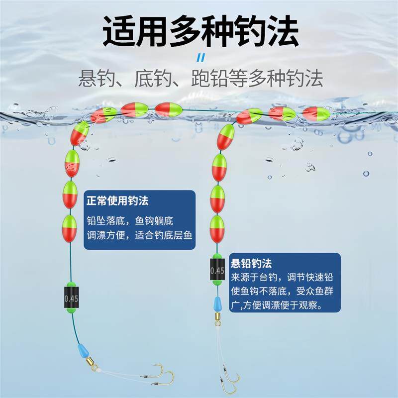 传统钓七星漂正品线组绑好单双钩新款品牌全套装鲫鱼专用主线成品