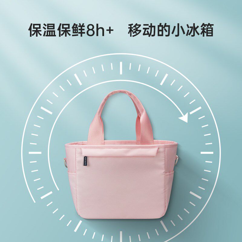 饭盒手提包上班通勤妈咪包背奶包奶瓶包保温斜挎母婴包便当包防水