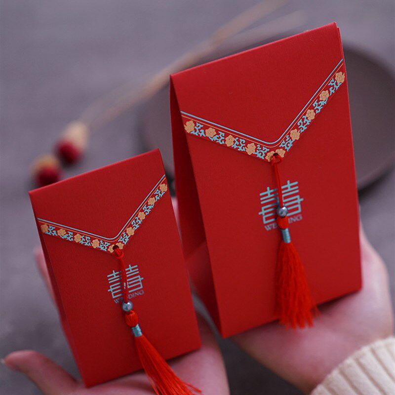 2023新款喜糖盒个性创意中国风结婚喜糖袋盒子中式婚礼喜糖礼盒