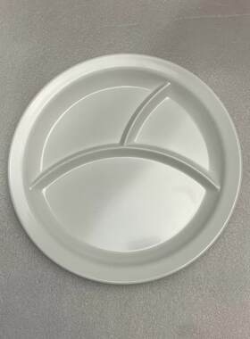 台顺密胺餐具 套餐盘 快餐三格盘分格盘沙县小吃学校单位食堂奔驰