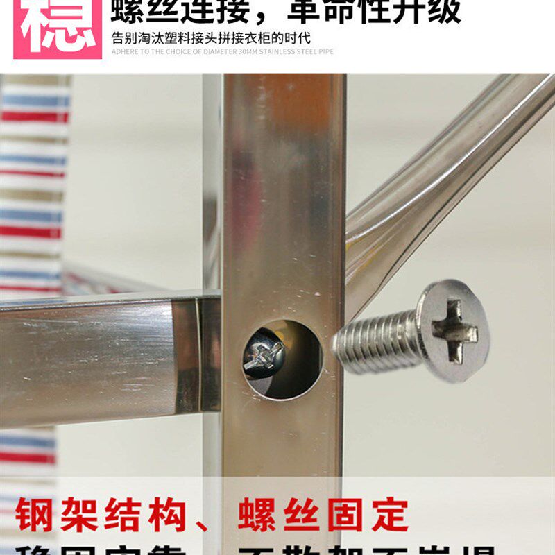 1.54米简易衣柜不锈钢布艺居家衣橱金属加固组合大号折叠钢架热销