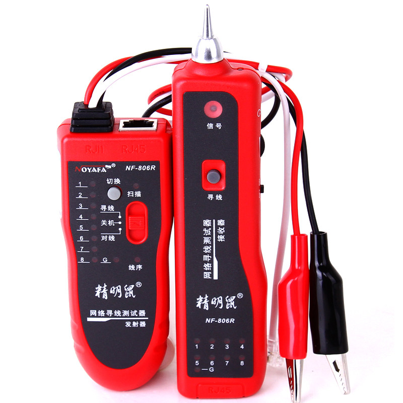精明鼠NF-806R寻线仪 寻线器 测线仪 电话查线器网线测试仪防烧版