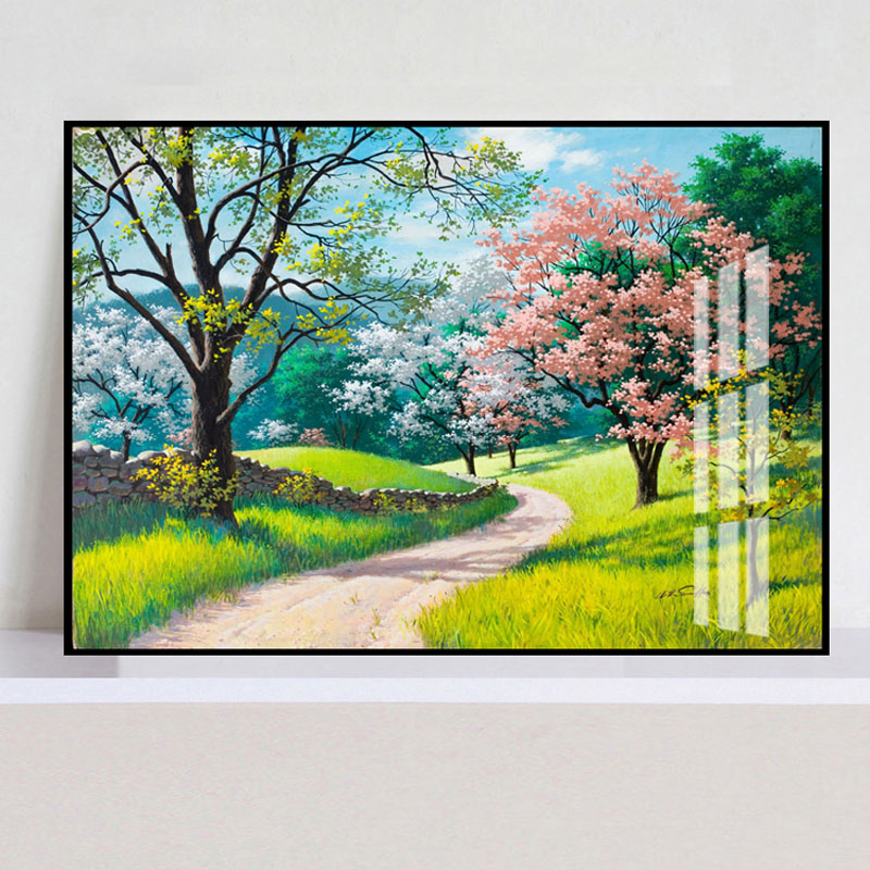 美式乡村田园风客厅餐厅装饰画卧室床头房间壁画酒店宾馆挂画单幅