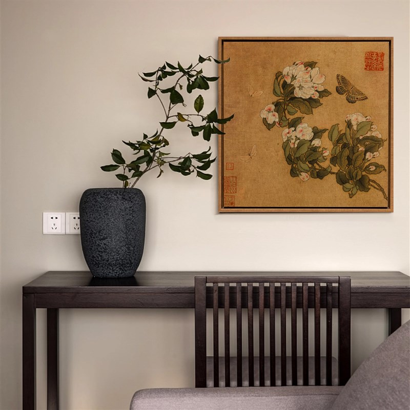 加安加丽新中式复古装饰画中古风客厅餐厅艺术挂画中国风书房壁画