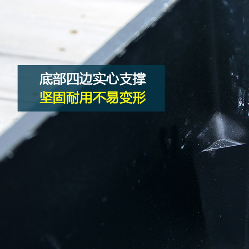 长方形户外花箱塑料种植槽庭院马槽盆北欧阳台特大号加厚花槽花盆