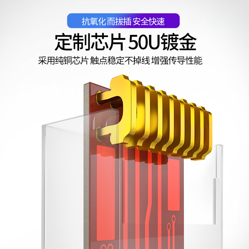奥卡斯八类免压水晶头屏蔽免工具压接网线头七类超六类万兆对接头