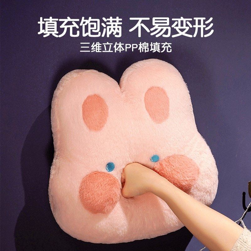 卡通抱枕被子两用车载毛毯冬季加厚办公室暖手捂二合一学生插手枕