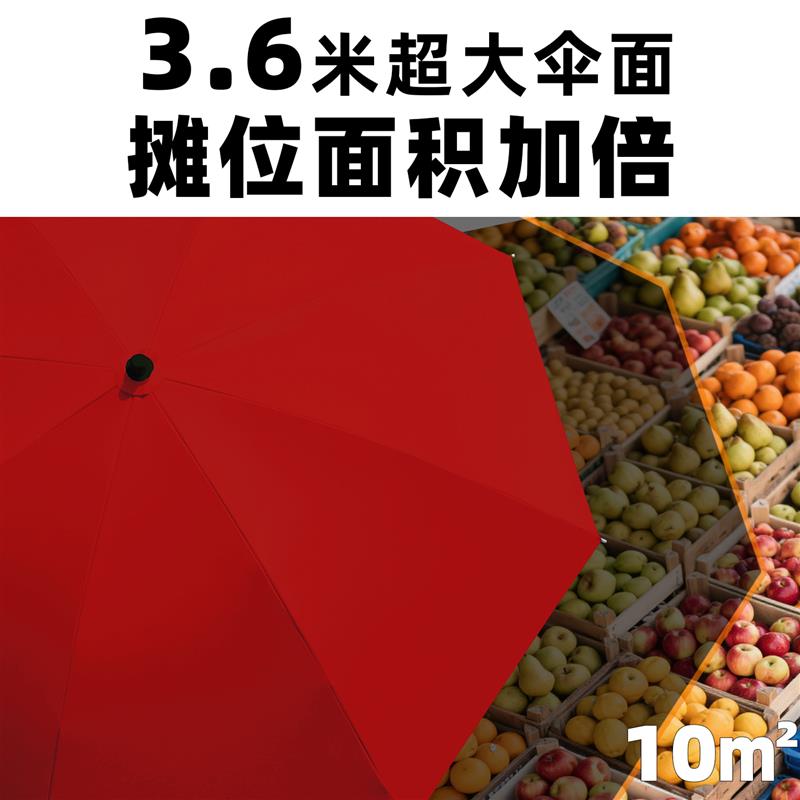 遮阳伞户外摆摊专用雨伞大型商用庭院三轮车超大号地摊防晒太阳伞