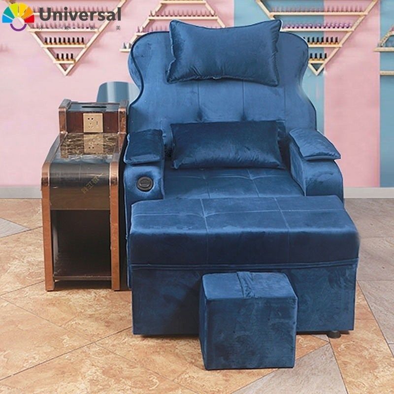 足浴沙发电动足疗按摩床可升降躺椅采耳沙发床桑拿沐足按摩椅新款