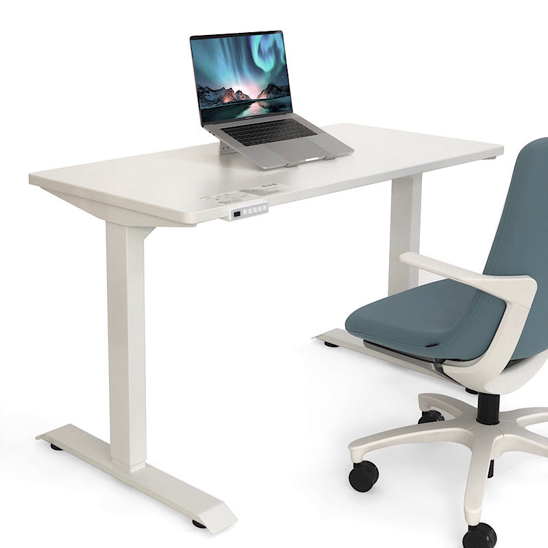 T2L电动升降桌电脑桌家用站立办公桌高度可调节双电机智能实木桌