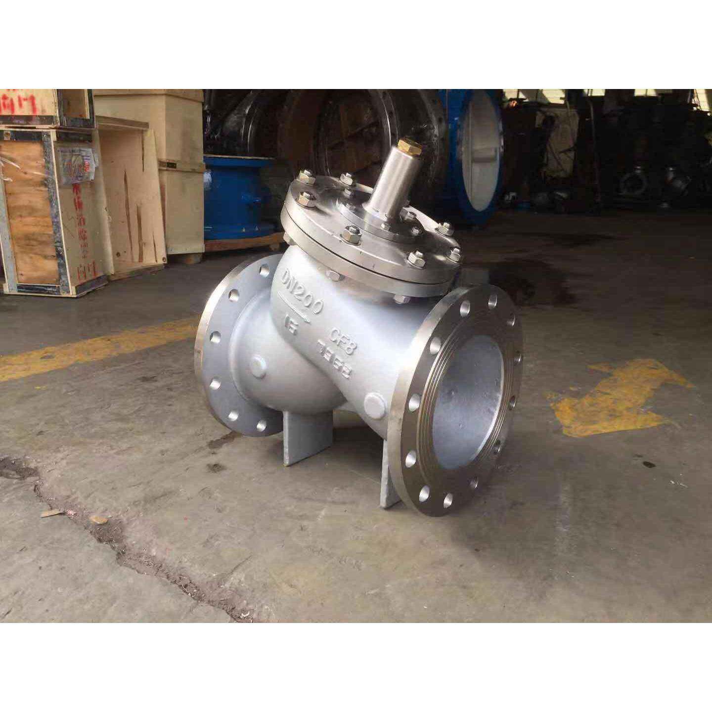 JLH-16P不锈钢多功能止回阀DN200三功能止回阀DN250三合一止回阀