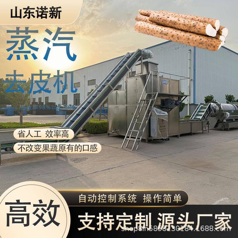 诺新科技 蒸汽去皮机 全自动蒸汽脱皮机 西红柿黄桃果蔬脱皮设备