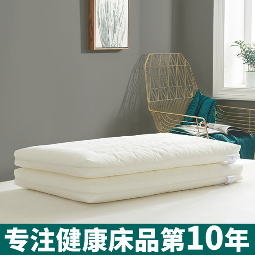 双人枕头一对睡眠4874家用枕心长枕头芯柔软情侣枕矮整头低枕芯